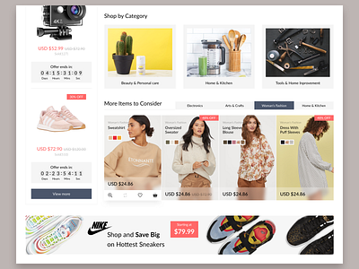 E-Commerce Shop - Home page