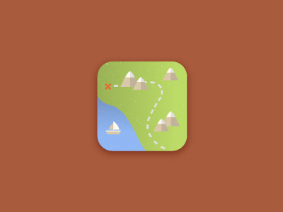 Daily UI #005 App Icon app credit dailyui flat icon map ui