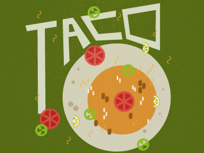 Taco illustration taco