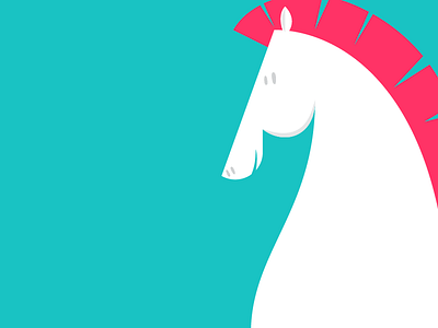 Party Horse WIP illustration