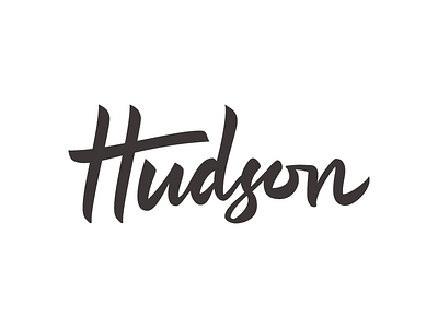 Hudson Tattoo lettering