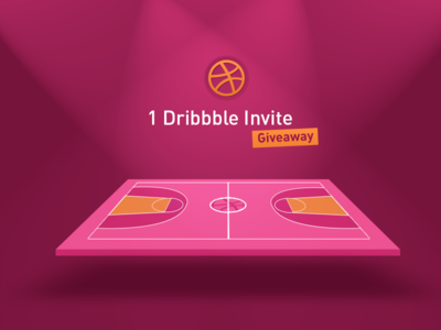 you want to join the game?! 1 Dribbble invite Giveaway!