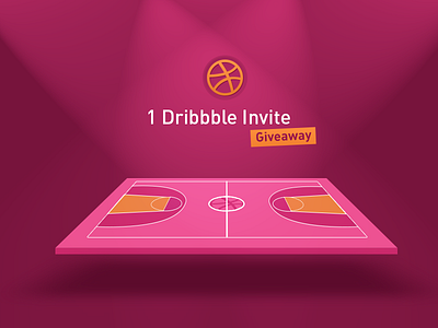 you want to join the game?! 1 Dribbble invite Giveaway! dribbble dribbble invite giveaway invite player