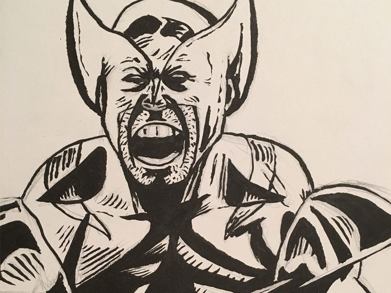 Pen And Ink Illustration art drawing comics illustration ink pen