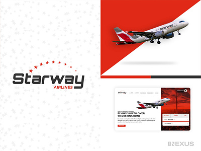 Logo Design for Starway Airlines branding design graphic design logo logodesign typography ui