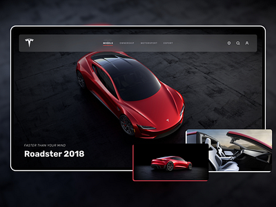 Tesla Website Header Just For Fun cars just for fun minimal tesla website header