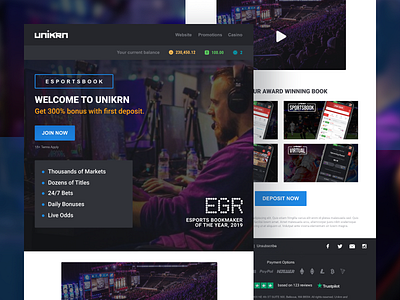 HTML Newsletter Template For Esports Betting Unikrn abstract creative generic html mail marketing newsletter simple template ui