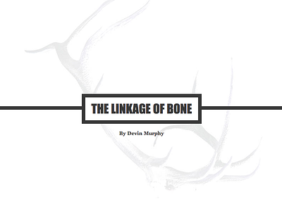 The Linkage Of Bone - by Devin Murphy web web design