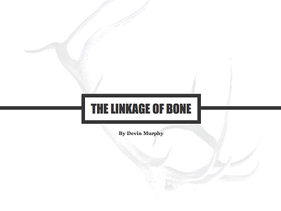 The Linkage Of Bone - by Devin Murphy