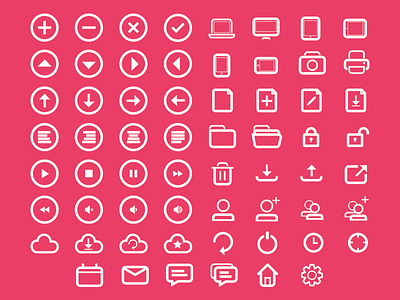 Rounded Icon Set bubbly download eps free icons iconset psd rounded svg vector