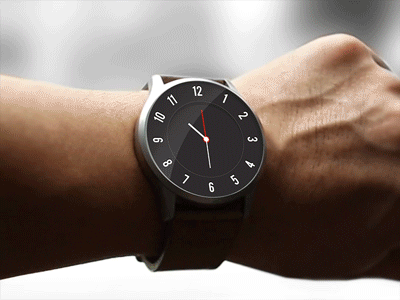 Phlat Watch UI Into Real Life animation fingers gif messages notification photo recording watch ui