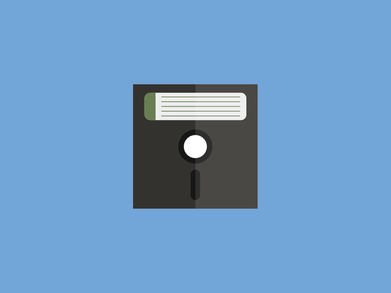 Legacy Icons - Coloured cd color floppy icon imac legacy pager retro vector