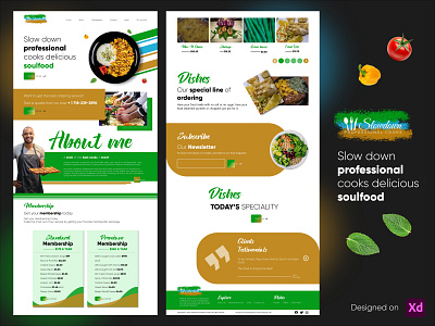 Food Website 3d animation app branding design flat graphic design illustration logo ui