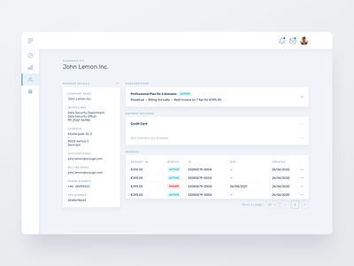 Billing System - Wireframe 2