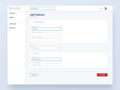 Bidding Platform - Wireframe 3