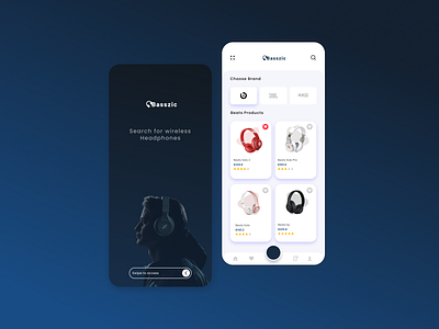 UI/UX Music App app branding design figma figmadesign minimal ui ux vector web website