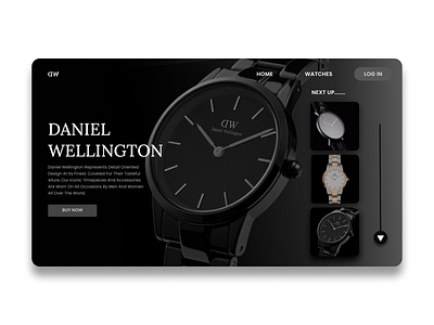 DW Brand Promotion Webdesign danielwellington design designer figma figmadesign layout minimal ui ux watch web webdesign webdesigner website