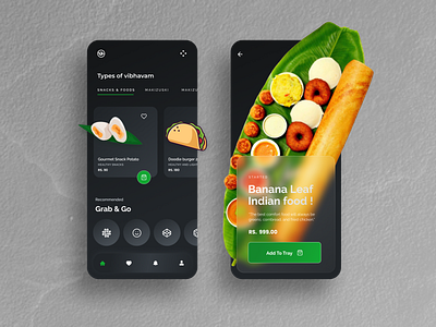 Food App Design design figma figmadesign minimal ui ux website