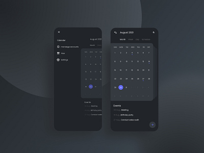 Modern Calender 🔥 branding design figma figmadesign minimal ux