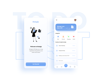 TO DO LIST 🏢 design figma figmadesign minimal ui