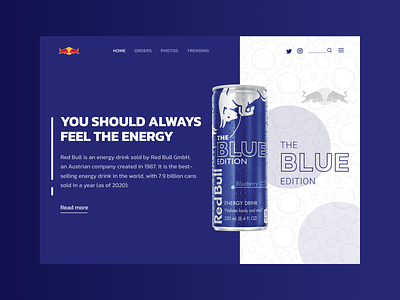 RED BULL WEB DESIGN design figma figmadesign graphic design minimal ui ux web design