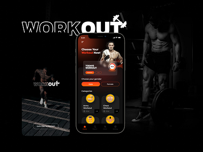 Workout Tracker dailyui design figma figmadesign graphic design minimal ui ux