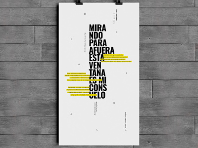 Poster Tipográfico / Typographic Poster argentina design futuristic poster poster art posters type typo typography