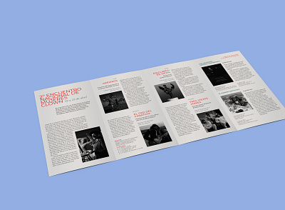 Brochure Le Parc argentina brochure brochure design cultural cultural center design editorial editorial design typogaphy