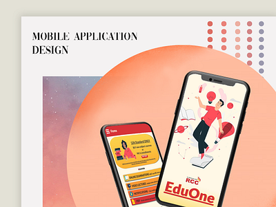 Mobile application design branding design illustration logo vector web