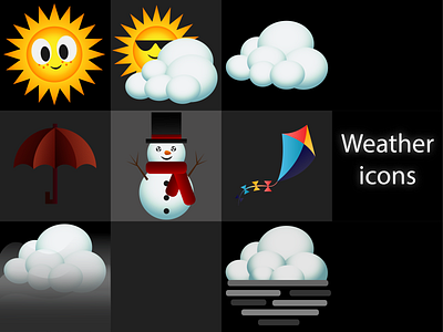 Weather icons