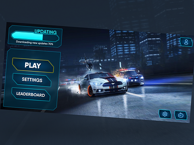 Rally Game UI Design android app application design farsi game game design game develop game ui game ui design gui mobile persian play game ui ui design ui game unity unity ui unity3d
