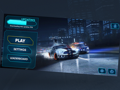 Rally Game UI Design android app application design farsi game game design game develop game ui game ui design gui mobile persian play game ui ui design ui game unity unity ui unity3d