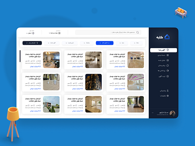 Home buying and renting Web UI Design advertising announcement buying dashboard design farsi home house iphone mobile persian real estate rent renting ui ui design villa web web ui design website