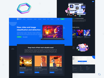 Service Landing Page by Ali Koohi on Dribbble