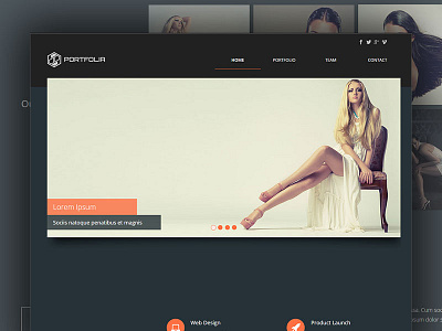 Portfolia Adobe Muse Theme For Creatives