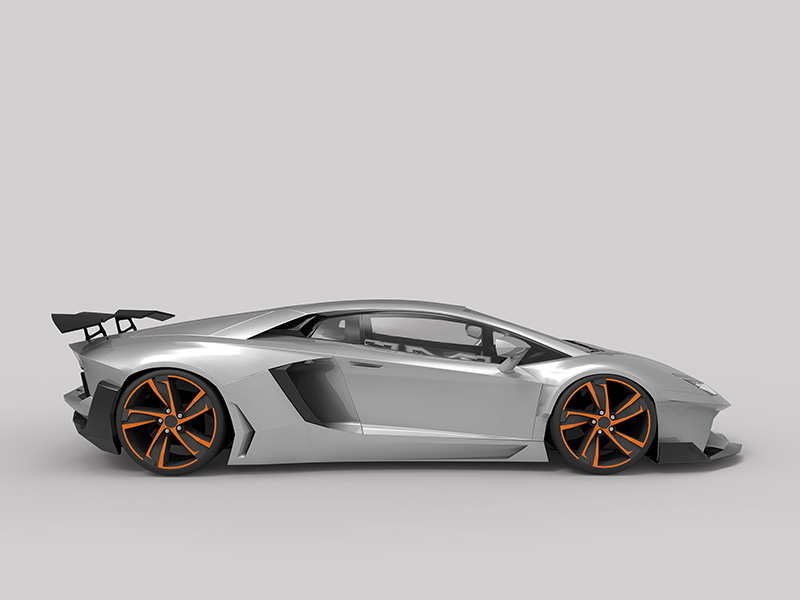 Download Lamborghini Aventador 3D Render by Intaglio Graphics & Multimedia on Dribbble