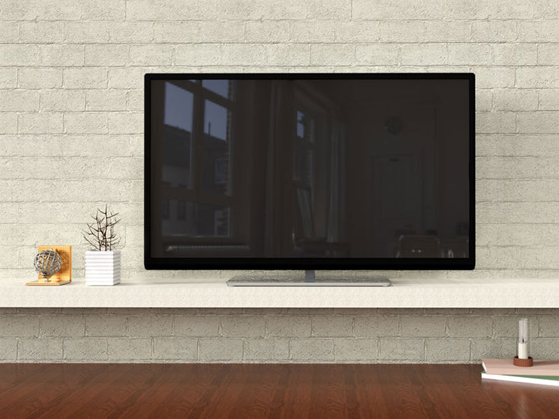 TV Mock-Up by Intaglio Graphics &amp; Multimedia on Dribbble