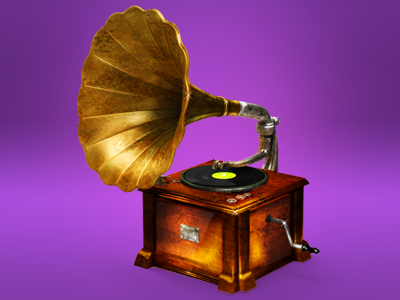 Gramophone Icon dj gramophone instrument music musical old school turntable vinyl