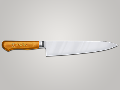 Chef Knife 3d chef knife photoshop