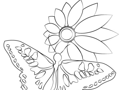 Beautiful Line art adobe childrenbook graphic design lineart linework ui