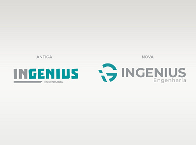 INGENIUS ENGENHARIA LOGO CREATION branding design graphic design illustration logo vector