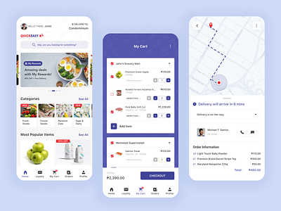 QUICKEASY -  Grocery Delivery App