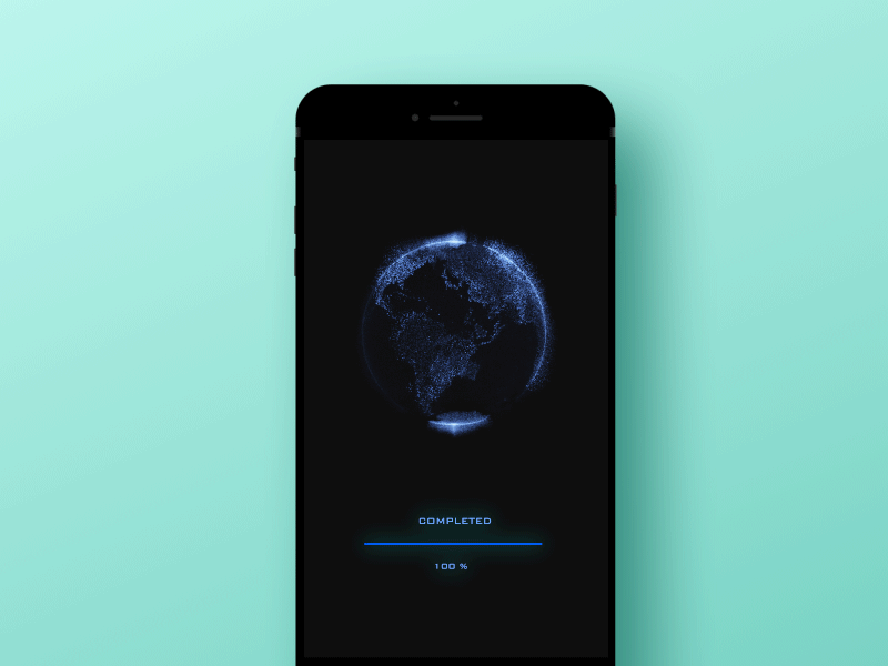 loading screen animation mobile app