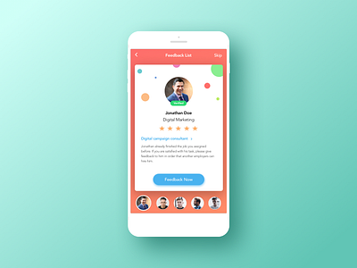 Feedback List app design feedback freelancer layout mobile ui ux vietnam work