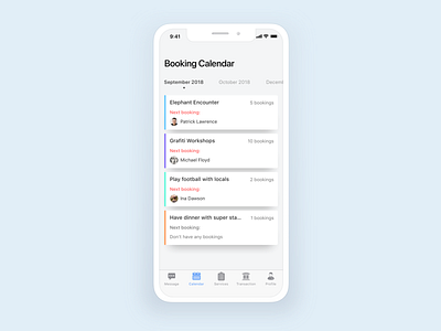 Booking Calendar