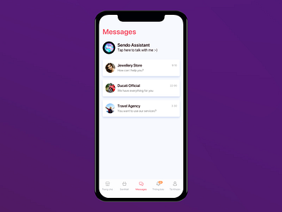 UI: Artificial Intelligence chat screen