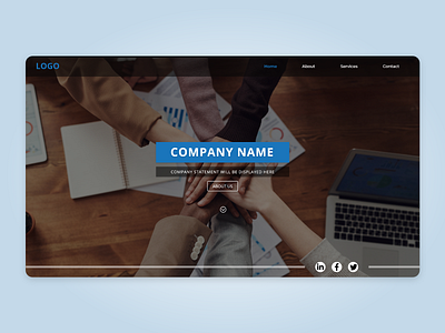 Software Company Landing page