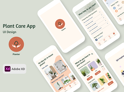 Planter / UI design app design plantcare ui uichallenge