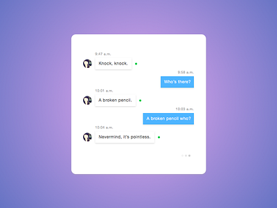 Daily UI #013 - Direct Messaging