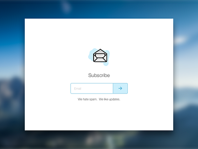 Daily UI #026 - Subscribe 026 dailyui illustration subscribe